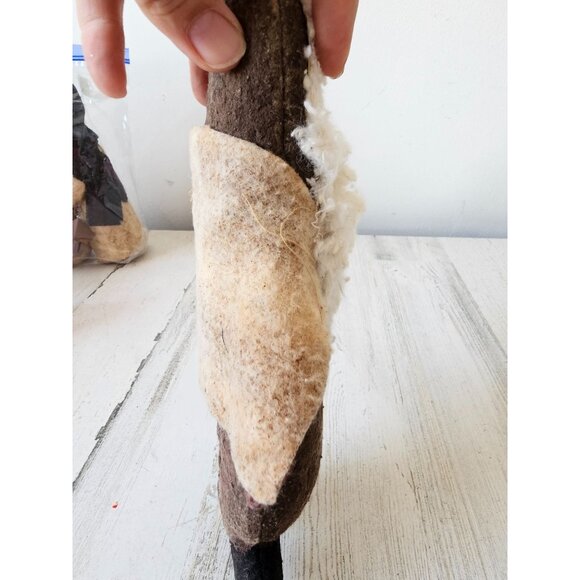 Printed plush Santa cape unique figurine statue Xmas Belle decor - Picture 6 of 8